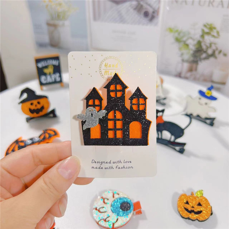 15g Weight Hair Clip Hair Accessories Type 1 Piece Quantity Street Occasion Halloween Festival Skull Pattern Women'S Gender Original Design, Punk Style Halloween Original Design Punk Skull Street Party Accessories Party Supplies 4