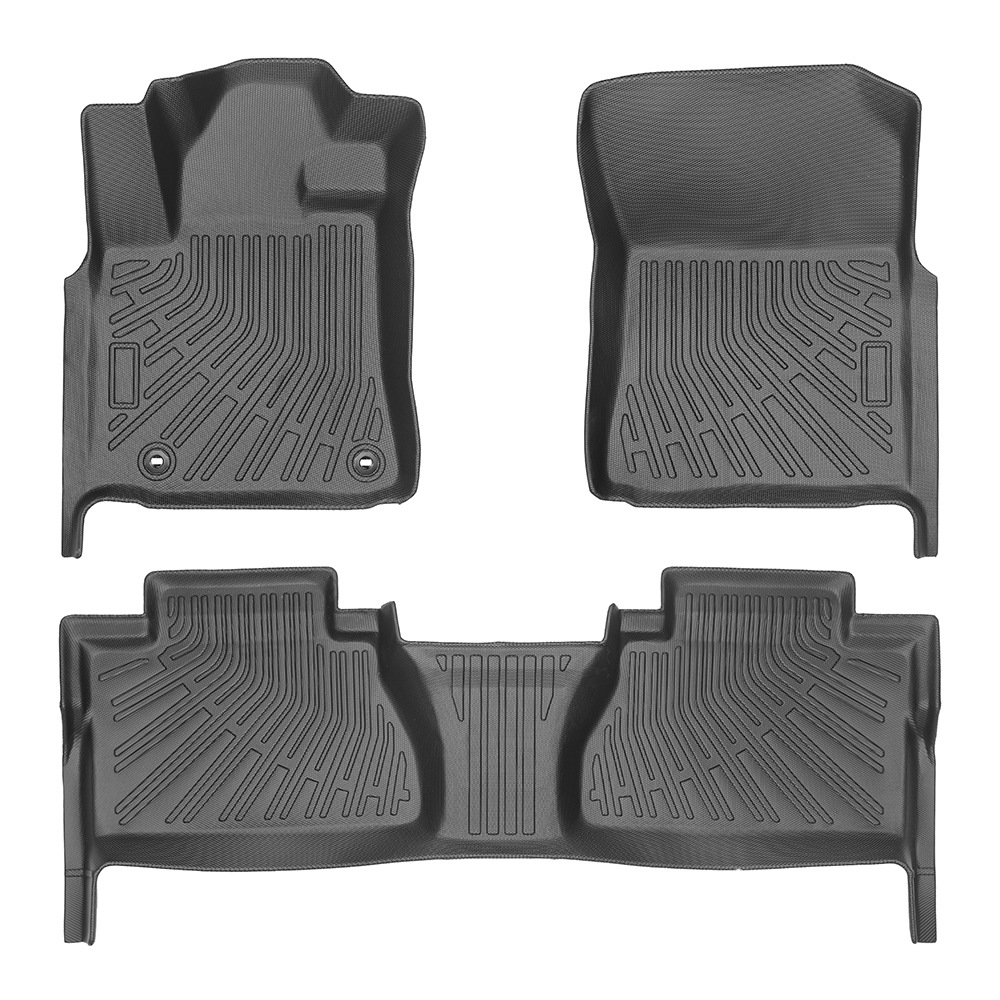 Para Toyota Tundra CrewMax 2014 - 2021 TPE esterilla 3D todo el tiempo esterilla