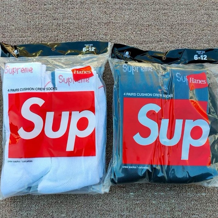 Sup Sports Socks Men's High Tube Terry Socks 4 Pairs of Joint Casual Cotton Socks Outdoor Sports Trendy Socks Export Socks