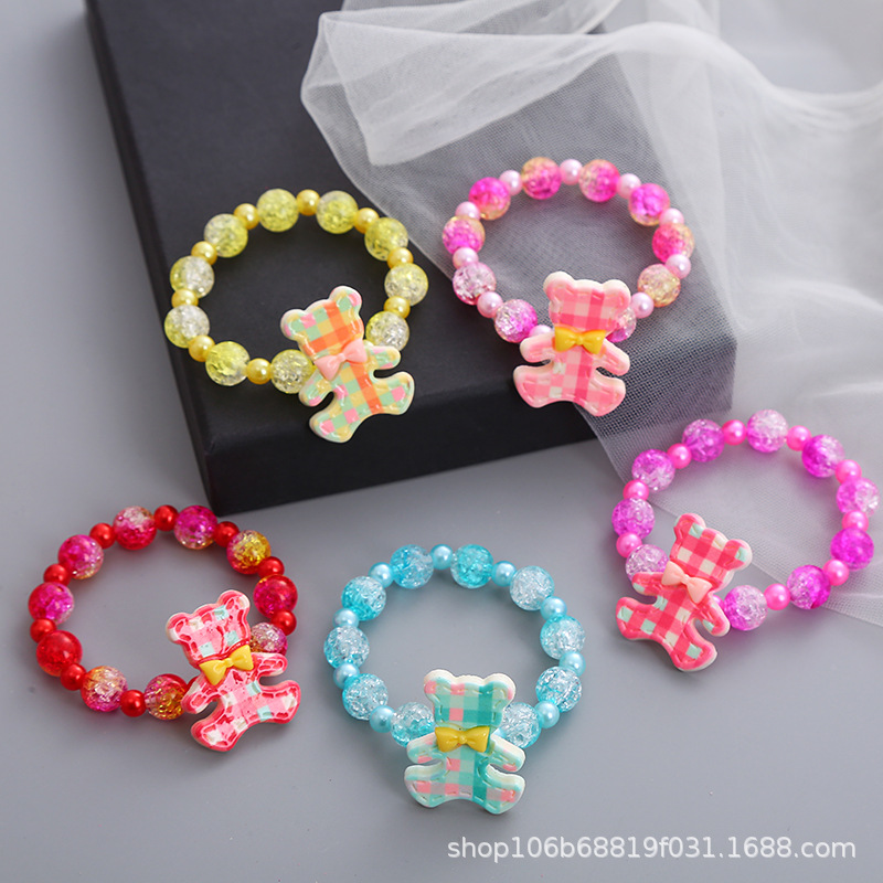 children's fashionable cartoon beaded bracelet