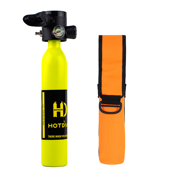 HOTDIVE tanque de oxígeno portátil respirador de buceo submarino buceo pescado branquial conjunto completo de equipo profesional Equipo de Buceo profundo