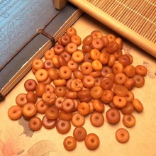 厂家批发 天然老蜡小饼子8.5-9.8mm 文玩蜜蜡饰品配饰diy饰品配件