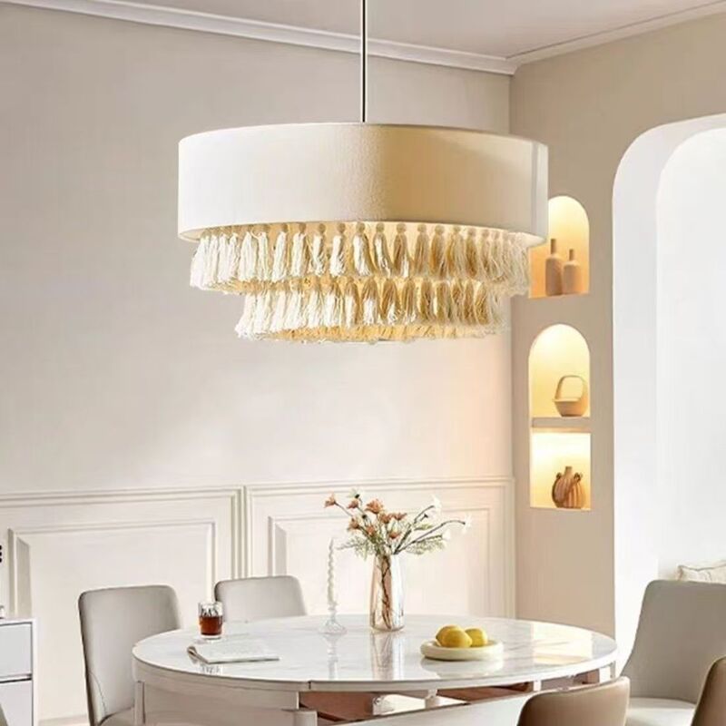 Bohemian Style Woven Hemp Rope Tassel Pendant Light, Handmade, Cross-Border Hot-Selling, Suitable for Restaurant, Living Room, Homestay, Hotel Lighting Bohemian Style Woven Hemp Rope Tassel Pendant Light, Handmade, Cross-Border Hot-Selling, Suitable for Restaurant, Living Room, Homestay, Hotel Lighting