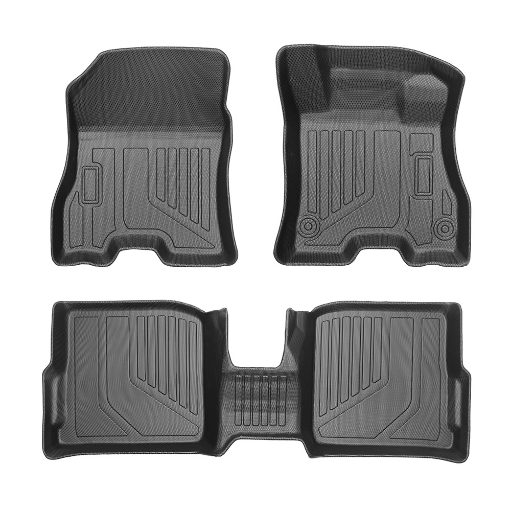 Para Nissan Kicks híbrido 2020 - 2022 timón derecho 3D todo el tiempo almohadilla de pie TPE