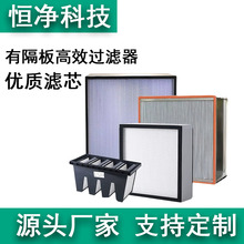 高效耐高温宇宙过滤器亚高效天华过滤网V型液槽送风口HEPA 防尘网