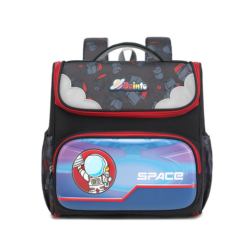 New horizontal version schoolbag girls lightweight spine protection cartoon large capacity waterproof and wear-resistant children's backpack for grades 1-3