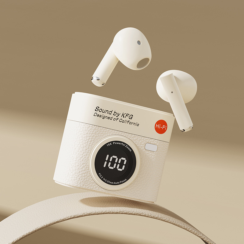 クロスボーダー新 Q87 レトロカメラワイヤレス Bluetooth ヘッドセットイヤークリップタイプ超長バッテリー寿命スポット卸売プライベートモデル|undefined
