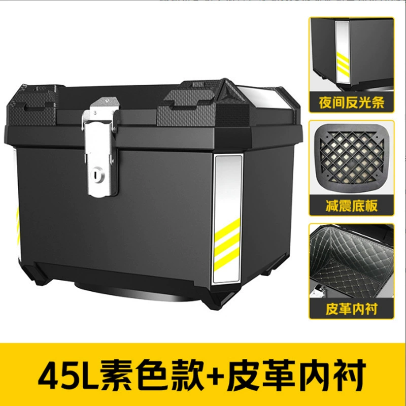 Мотоциклетный кофр большой вместимости, универсальный водонепроницаемый багажник для электромобилей и мотоциклов, для самостоятельной сборки, для доставки