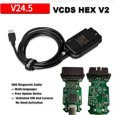 5053 Real Second Generation Multi-Language Real Hex V2 Vcds with Stm32F429 Arm Chip Supports Upgrade