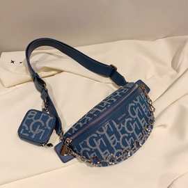 Chio’2nd莫斯科设计师款甜酷腰包包女夏百搭胸包单肩斜挎包潮酷