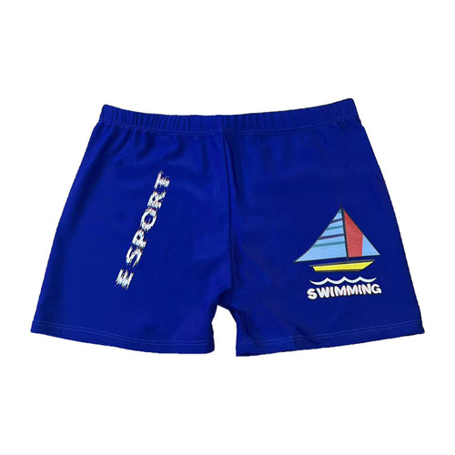 Children's Swim Trunks for Boys (Large, Medium, Small) - 5-10 Years Old, Flat-bottomed Hot Spring Swim Suit, Parent-child Hot Spring Set