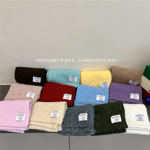Children's Scarf Winter Ins Korean Winter New Boys and Girls Baby's Windproof Knitted Scarf Fashionable Scarf for Children