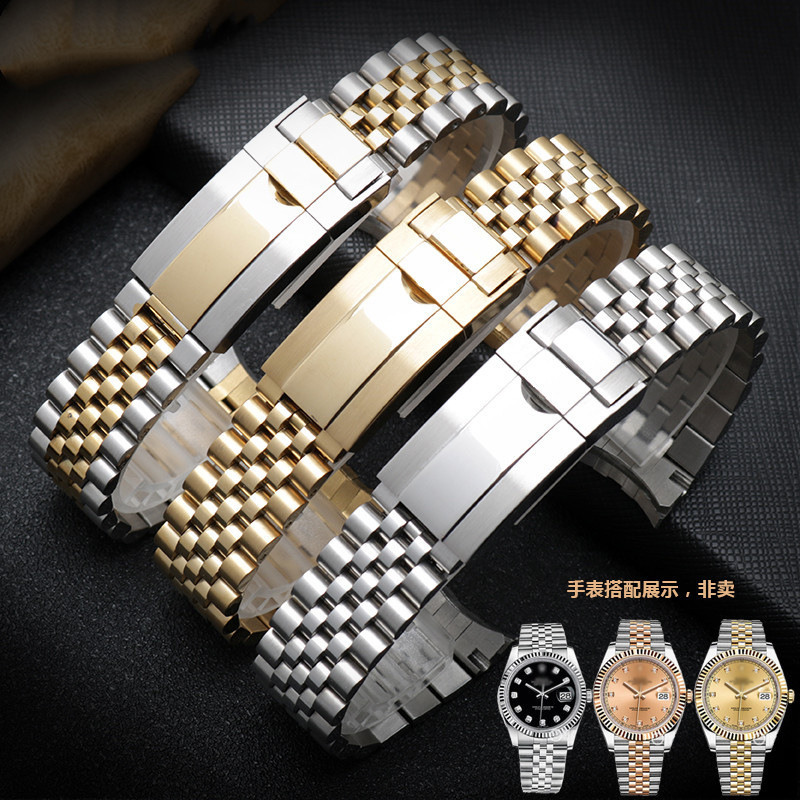 Substitute Labor Strap Original role Black Green Water Ghost Submariners Watch Chain Metal Stainless Steel Strap 20mm