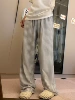 630#gray grid [trousers]
