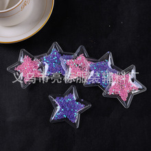 服装辅料羽绒充气标羽绒服pvc透明吊牌气泡标签市场通用