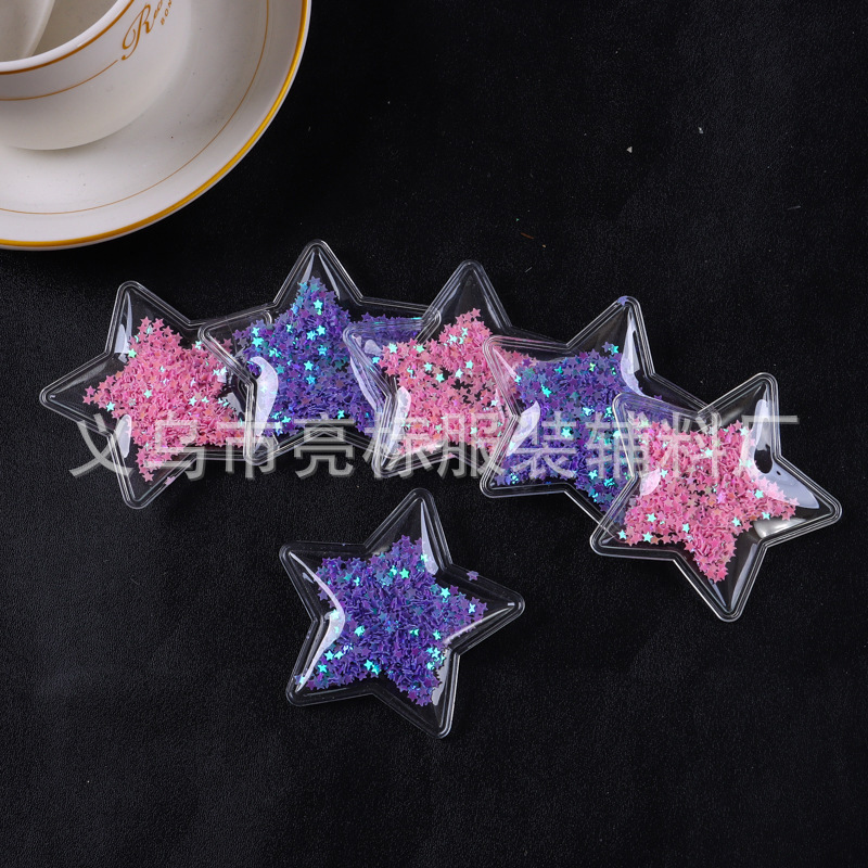 服装辅料羽绒充气标羽绒服pvc透明吊牌气泡标签市场通用