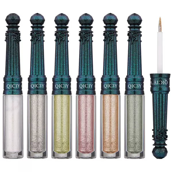 Cross-border Makeup Magic Shiny Color Eyeliner Waterproof Sweat-proof Diamond Liquid Pearlescent Eyeliner