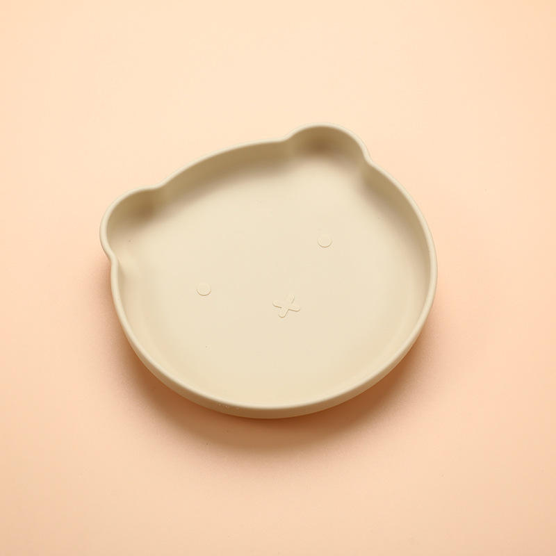 곰 접시 (아이보리)