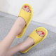 Genuine Leather Home Slippers Women's Summer Home Indoor Non-Slip Cowhide Slippers Wooden Floor Soft Bottom Household Men's Summer