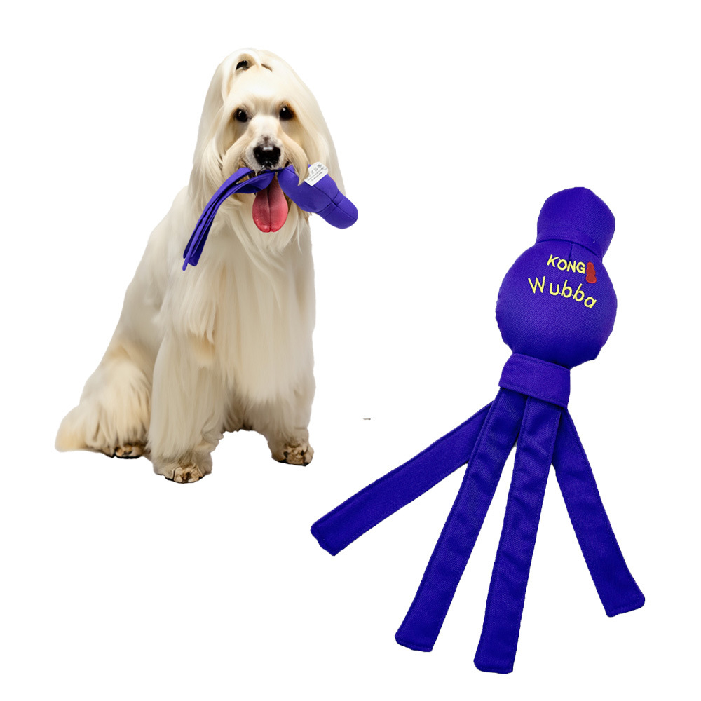 Nuevo producto transfronterizo KONG wubba peluche juguete para mascotas tira y afloja