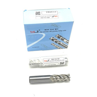 White Steel Fully Ground Super Hard 4-Tooth Cnc Milling Cutter 3 4 6 8 10 12 14 16 18 20-32