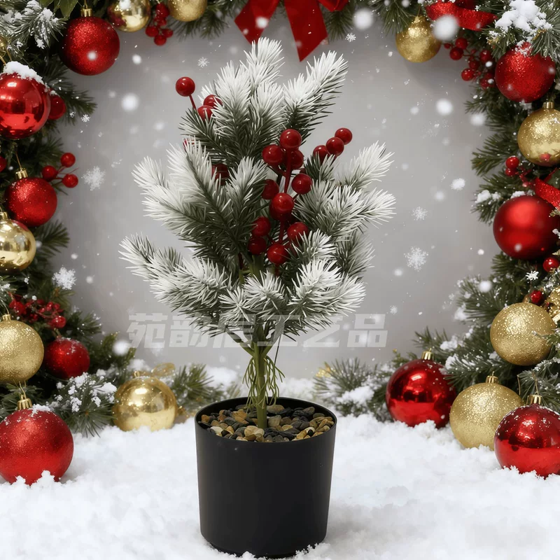 (Г cross-border trading) Christmas wall green artificial plants