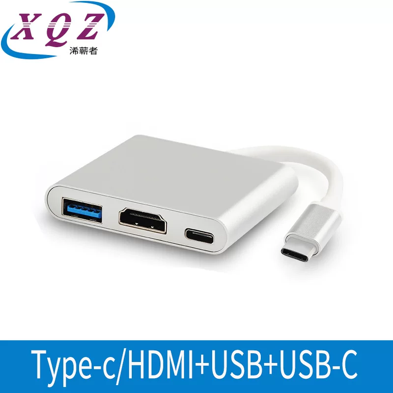 Переходник Type-C к HDMI+USB+PD, док-станция расширения Type-C 3.1 Thunderbolt в HD тройной порт
