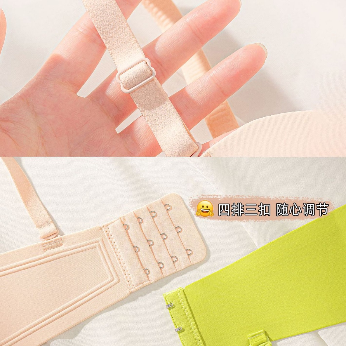 Venta directa de fábrica comercio electrónico transfronterizo Sudeste de Asia Vietnam Tailandia damas soporte superior simple sin costuras colección lateral sujetador