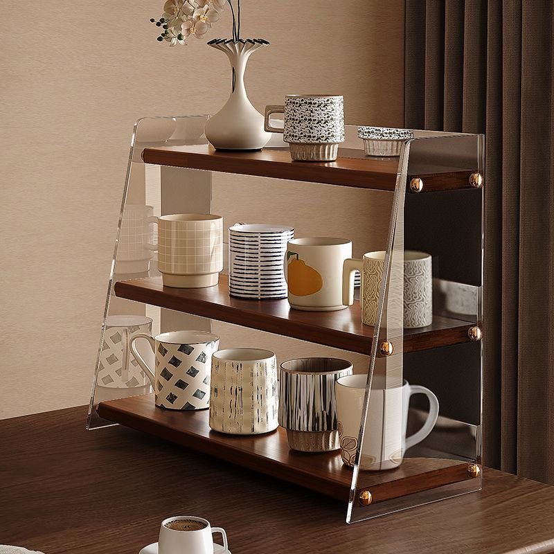 Estante de almacenamiento de escritorio, estante de almacenamiento de tazas, taza de café, taza de agua, mesa de comedor, estante de encimera, juego de té, almacenamiento de tazas de té