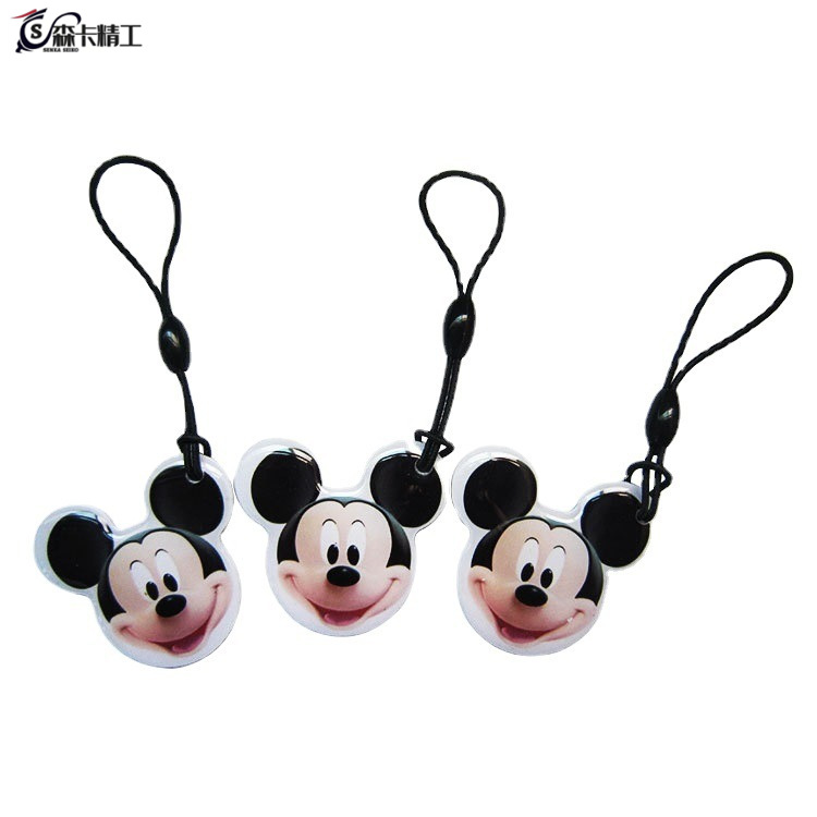 卡通UFUID滴胶卡门禁卡ID迷你感应门禁卡复旦ICID卡M1芯片智能卡