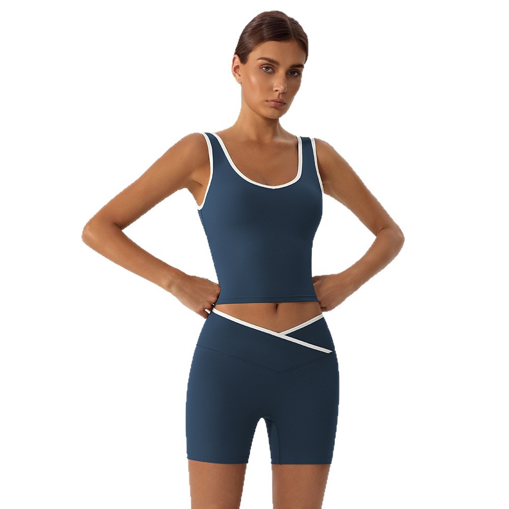 Body Shape Breathable Sports Chaleco Desnudo Running Fitness Yoga Set Top Yoga Set de mujer