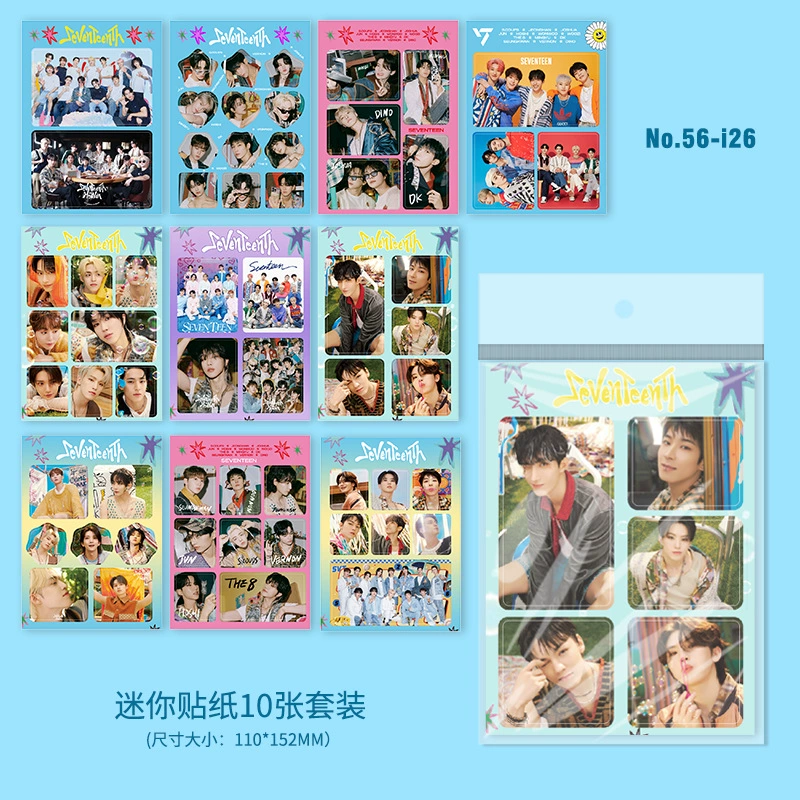 GIDLE STR EN itzy Seventeen Star Handbook Patch 10 Shots