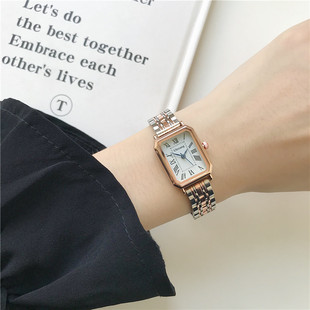 Watch Women's Cool Ins Style Niche Design Accessible Luxury 2025 New Square Retro Simple Elegant Calendar