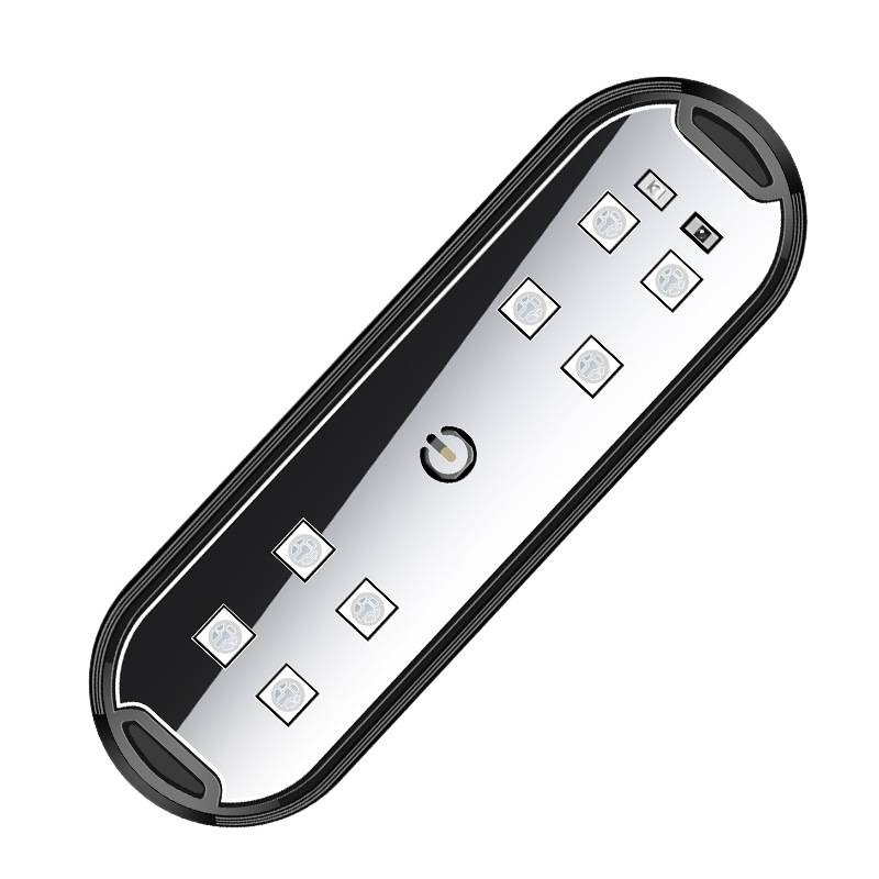 Lámpara de atmósfera sin cable universal lámpara de advertencia de automóvil lámpara de bienvenida lámpara de inducción anti-colisión lámpara de automóvil anti-colisión trasera