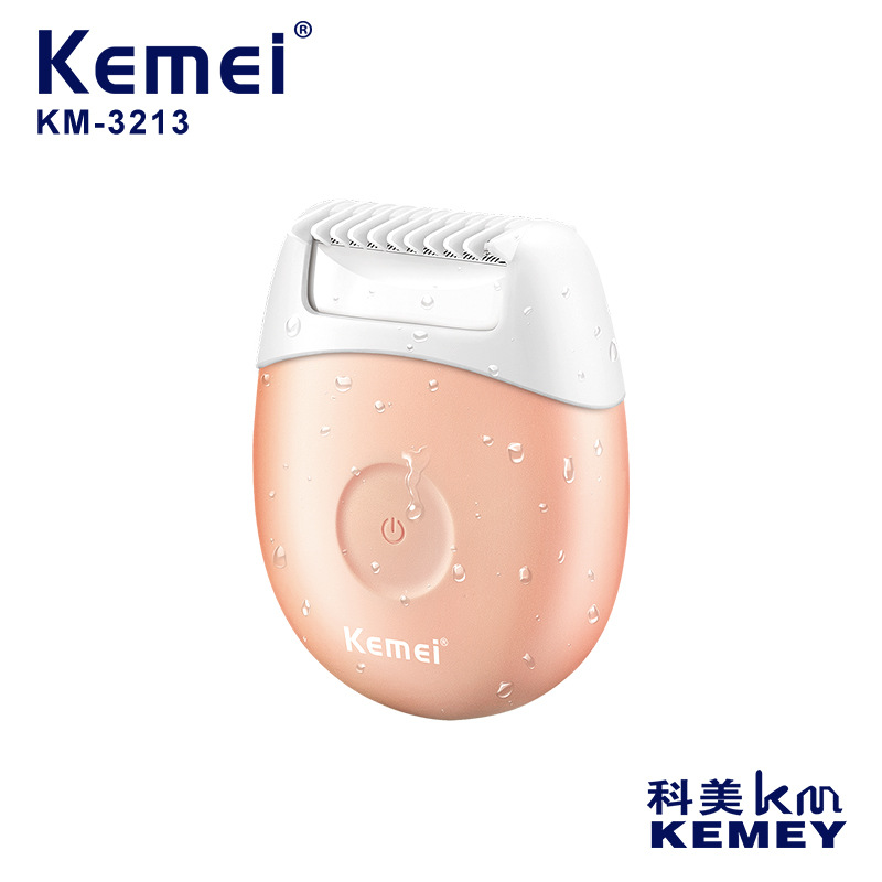 Afeitadora Kemei para mujer KM-3213, dispositivo de depilación recargable, dispositivo de depilación eléctrico portátil resistente al agua para todo el cuerpo image 3