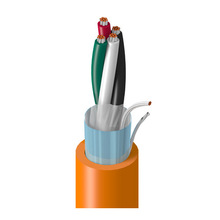 DeviceNet�����W�j�Դ��|4x1.5mm&sup2;/300V/500V���Sɫ���o��