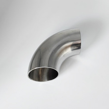 标准1D短半径国标304不锈钢焊接弯头90度 卫生级抛光冲压对焊管件