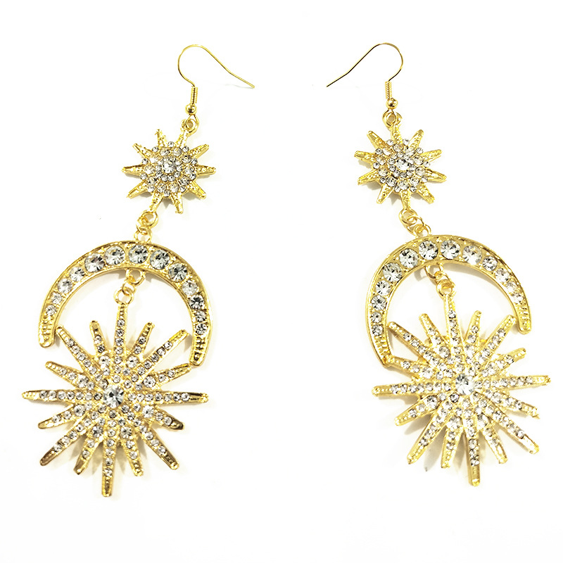 Nueva Lolita Luna Virgen halo pendientes diadema estilo europeo y americano moda aleación diadema accesorios para el cabello joyería al por mayor