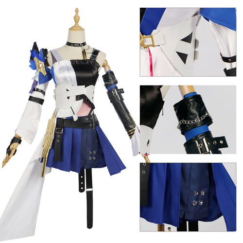 Beishui Trading Xiluwa cosplay Collapse Star Dome Railway Costume Game Royal Sister Cos Costume Complete Set for Women