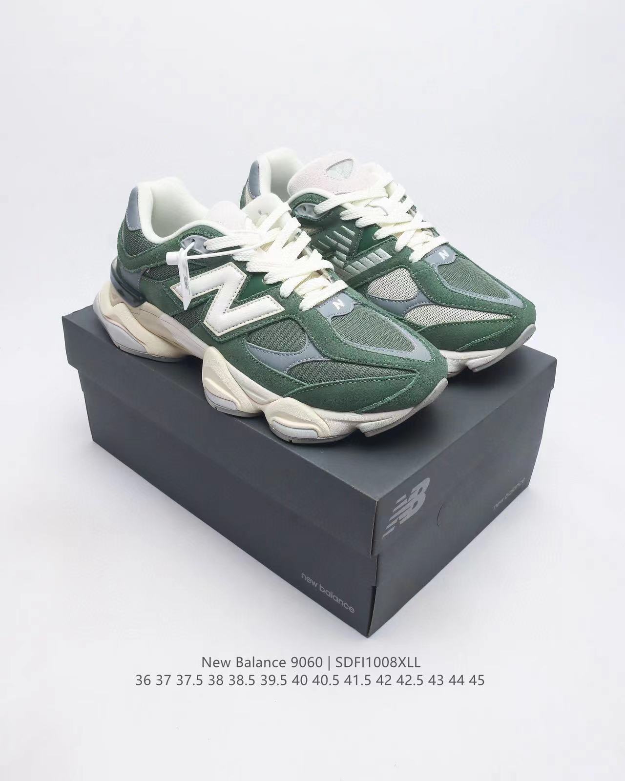 Fabricante Putian venta directa nb9060 milenio pezuña de elefante para hombres y mujeres con una base gruesa elevación deportiva de tendencia milenial para correr