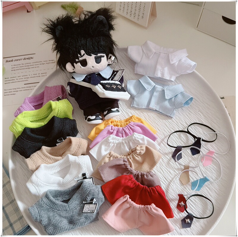 10Cm/15Cm Cotton Doll Sea Star Zhou Keke Soft Body Unbranded Official Doll Floating Dream Nunu Labubu Shirt