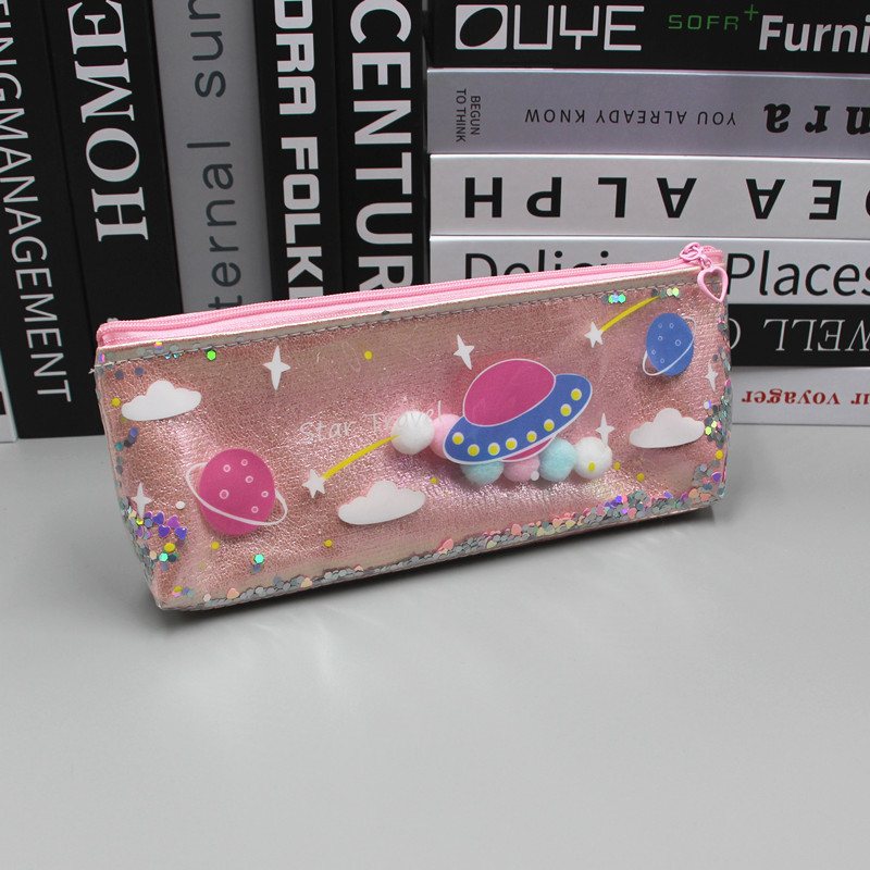 Fuchsia pencil case