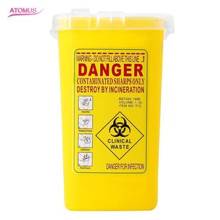 There Are Sticker Storage Sharpener Collection Bucket Plastic Tattoo Disposable Tattoo Long Needle Mouth Trash Can