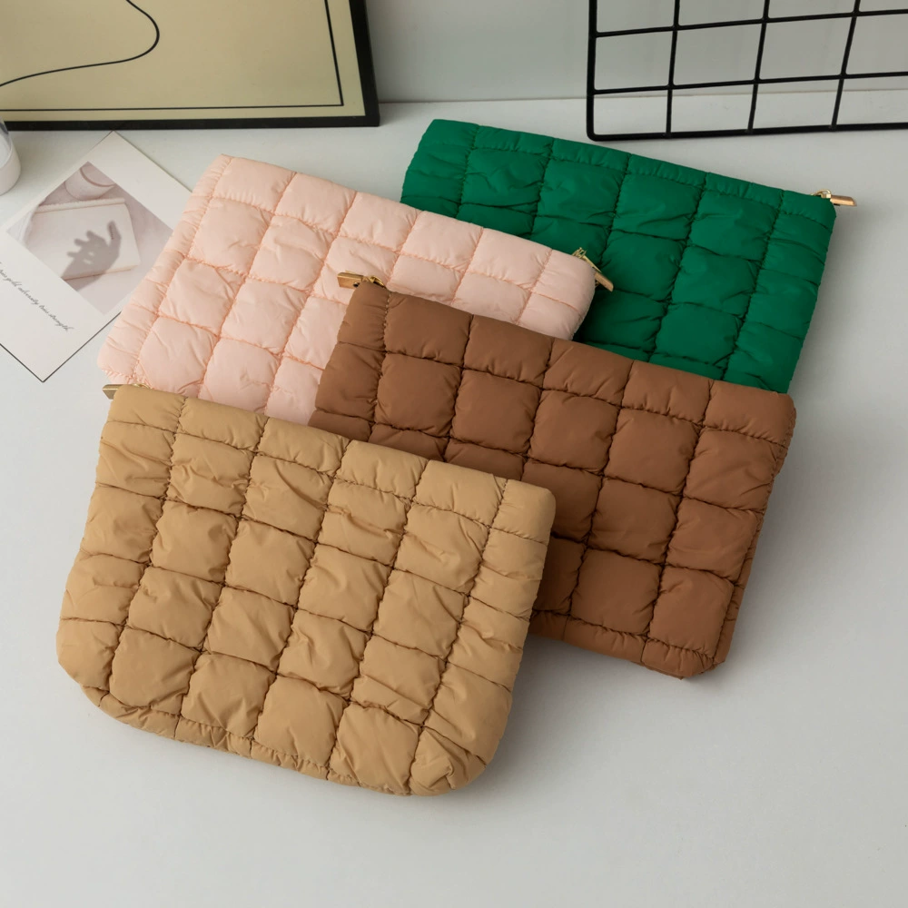 Маленькая clutch-сумка, зимняя трендовая универсальная сумка через плечо с пухом для отдыха, западный стиль