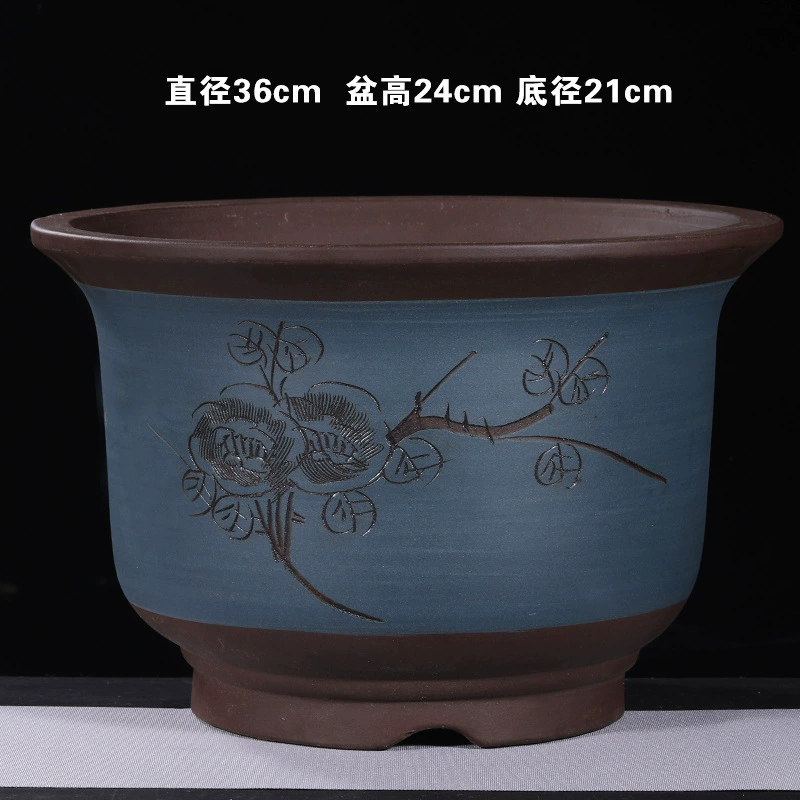 Extra large flowerpot, ceramic big high boots