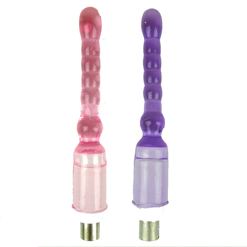 Gun machine accessories rear court super soft crystal penis female gun machine automatic withdrawal telescopic trumpet gun machine accessories wholesale