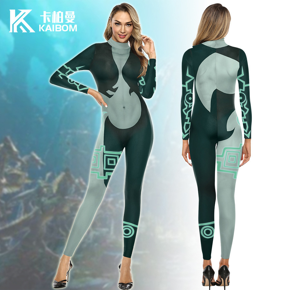 2025 New Foreign Trade Product Overwatch One-Piece Tight-Fitting Cosplay Costume B142-078
