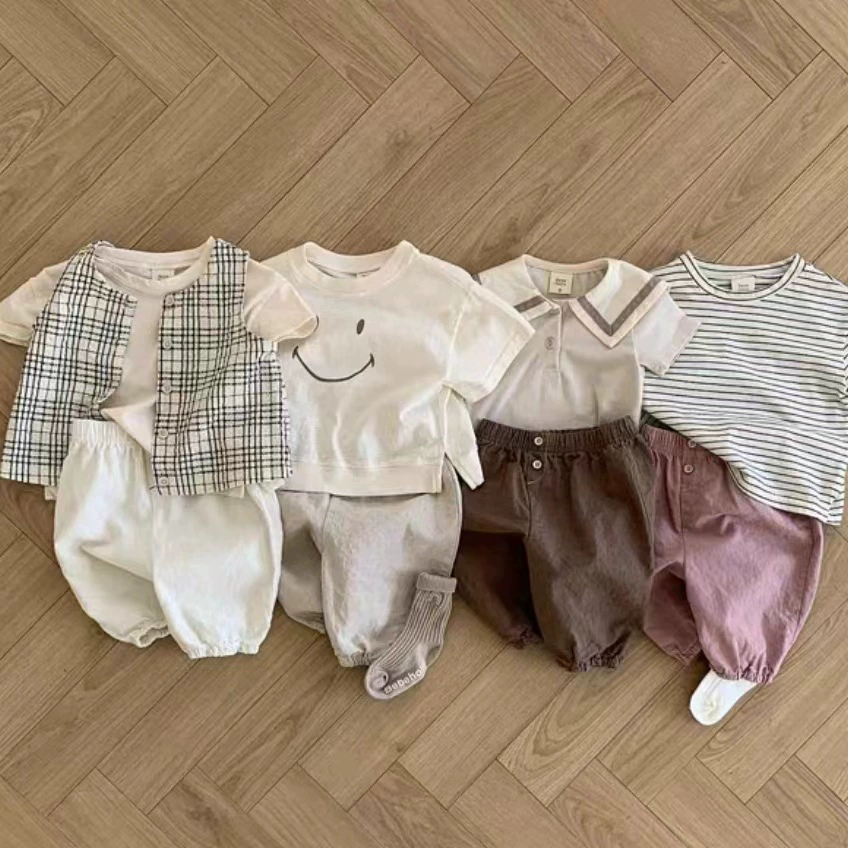 Summer trousers for early age, Korean style