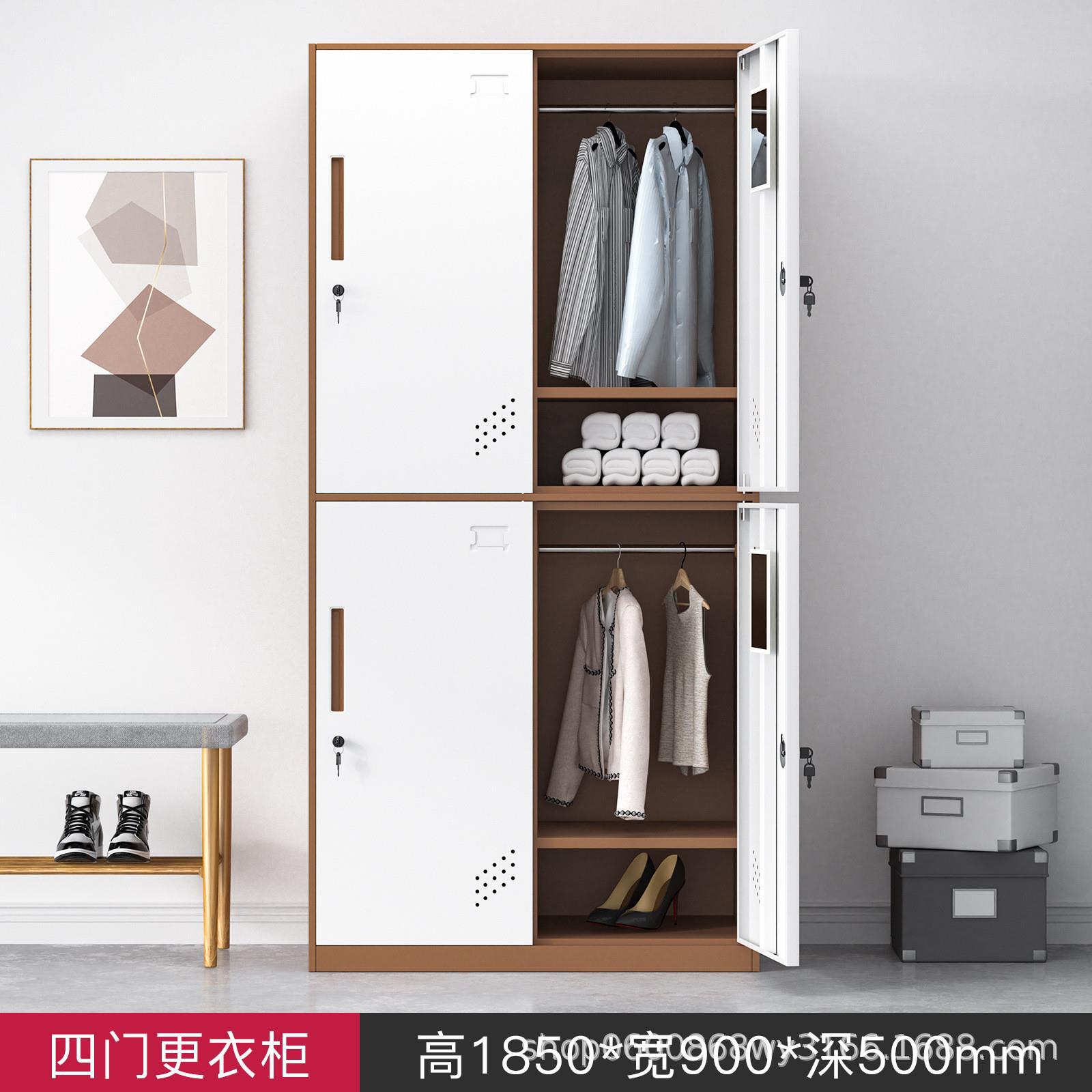 Desmontaje y montaje de casilleros, armario colgante de varias puertas, dormitorio del personal, armario de metal con cerradura, armario de almacenamiento de gimnasio