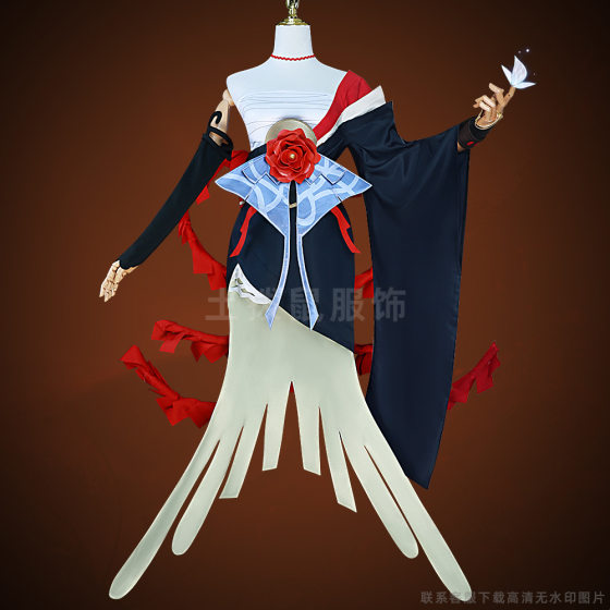 Naruto Xiaonan cos Suit Wandering Xiaonan Black Butterfly White Crane cosplay Suit Secondary Animation Suit suit